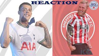 PL I Tottenham Hotspur v Sheffied United I PRTvSpurs - Paxton Road TV Reaction