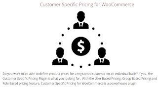 WooCommerce Pricing Plugin for Customers, Groups & User Roles