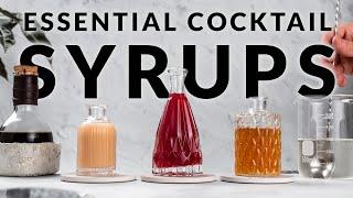 Essential cocktail syrups - 5 syrups you ABSOLUTELY need!