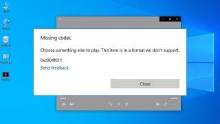 FIX - This item is in a format we don't support | 0xc004f011 error | Missing codec | Windows 10