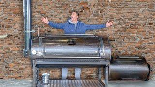 This is the Only real Texas Style Offset Smoker in Europe - PITMASTERX barbecue