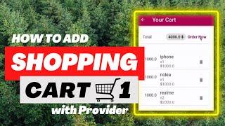 12- Add Shopping Cart to our SHOP APP  | Flutter Tutorial