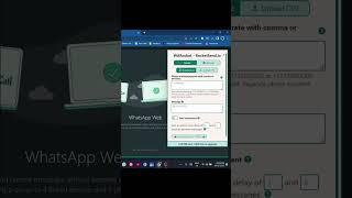 How to send BULK message on WhatsApp | Chrome Extension #shorts #whatsapp #chrome #extension