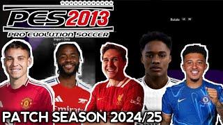 PATCH PES 2013 SEASON 2024/25