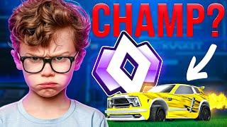 I Smurfed In CHAMP To Prove It’s Not Luck... Rocket League Educational Smurfing #5