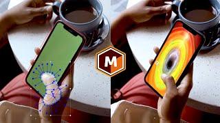 Motion Tracking in Mocha to Replace Phone Screen | Mocha for After Effects