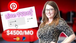 $4500/Month Using Pinterest 10 Minutes A Day HURRY UP! (Make Money Online 2023)