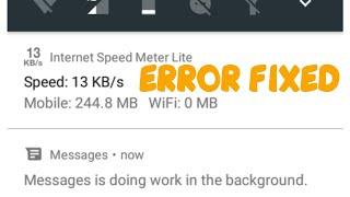 Messages is doing work in the background / Message is working in the background Error Fix