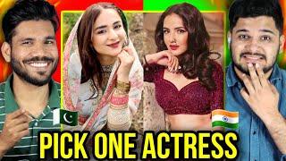 Indian vs Pakistani TV Actresses - Choose One Challenge