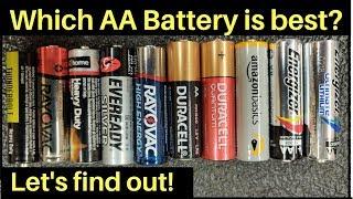 Which AA Battery is Best?  Can Amazon Basics beat Energizer? Let's find out!