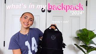 what's in my backpack *2024*