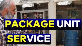 HOW TO SERVICE PACKAGE UNIT AND REPAIR DAMAGE DUCT..|| KNOWLEDGE4YOU.
