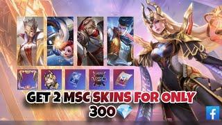 MSC 2024‼️GET VALENTINA'S SKIN FOR FREE OR SPEND 300 TO GET 2 SKINS  #MLBBNEXTCREATOR