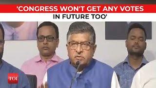 Ravi Shankar Prasad: 'Rahul Gandhi's only problem is that the nation doesn't vote for Congress'