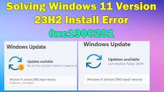 Fixing Error 0xc1900201 During Windows 11 Version 23H2 Installation