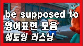 be supposed to 영화 미드 속 영어 표현 영어 쉐도잉 영어듣기 영어공부