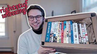 my first rightstuf manga unboxing! our biggest haul yet + some other pickups!