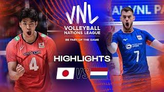  JPN vs.  NED - Highlights Week 3 | Men's VNL 2023