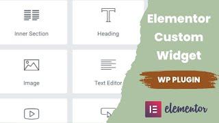 How to Create Custom Widget in Elementor | Custom Plugin WordPress