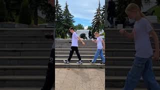 SHUFFLE DANCE  ТАНЦЫ НА ЛЕСТНИЦЕ | ТАНЦЫ ИЗ ТИК ТОК  #shorts #shuffledance