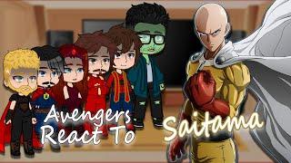 Avengers react to Saitama | OPM | Gacha React | Full Video