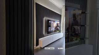 PAINEL DE TV RIPADO #home #trends #design #decoração #arquitetura #homedecor #paredetv