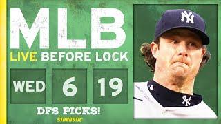 MLB DFS Picks Today 6/19/24: DraftKings & FanDuel Baseball Lineups | Live Before Lock (LATE SLATE)