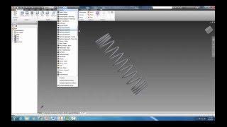 Creating a Spring in Autodesk Inventor