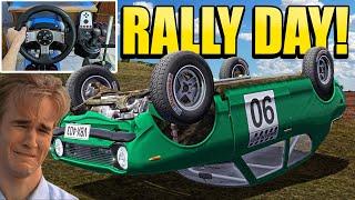 SECOND Rally Stage LIVE! - My Summer Car W/ Logitech G27 + Wheel Cam #54