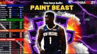 *NEW* BEST PAINT BEAST BUILD IN NBA 2K21 CURRENT GEN - BEST COMP PAINT BEAST BUILD