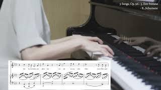 Ihre Stimme (A Major) Op.96 no.3 - R. Schumann / piano accompaniment /독일가곡 / Lied / MOTA / 성악반주/ mr