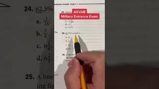 ASVAB AFQT Math Knowledge answer 24