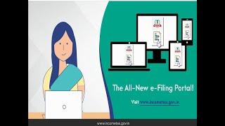 #Taxarth #Incometax #efilingportal ||Introductory video of New e Filing Portal ||