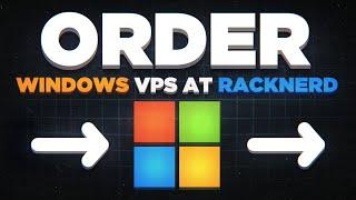 How to Order a Windows VPS at RackNerd