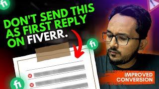 Don't Send this type of messages as first reply to clients on Fiverr | Fiverr DONTs | Naveed Ahmed