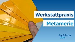 Lackiererblatt Werkstattpraxis | Metamerie bei Fahrzeuglacken