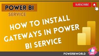 How to set up a DATA GATEWAY to connect your reports to local data sources in Power BI #powerbi