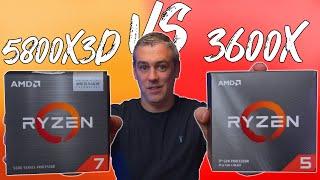 Ryzen 5 3600X Vs Ryzen 7 5800X3D - 20 Game Benchmark!