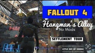 Fallout 4 | Hangman’s Alley No Mods Micro Settlement and Factory Build.