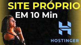 (HOSTINGER 2024) Criar Site Próprio com Estrutura Completa Hospedagem + Dominio Grátis +  WordPress