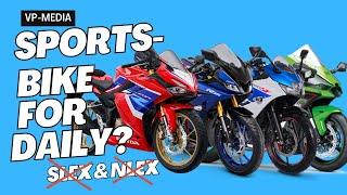 Best Sportsbikes for daily use in the Philippines! (UNBLURRED,Re-Upload)