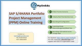 SAP PPM (S/4HANA) Portfolio Project Management Certification Preparation