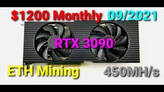 How to Build an Ethereum Mining Rig at Home in 09/2021 and Making $1200 monthly!
