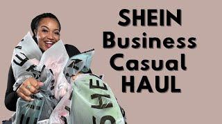 Plus Size SHEIN Haul Business Casual Clothes for Curvy Thick MidSize Girls + Is it worth it?!