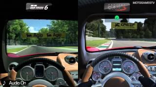 Gran Turismo 6 vs Project CARS Build 623 - Pagani Huayra at Monza