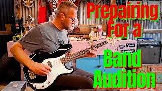 Getting Squier Affinity Precision Bass Ready for a Band Audition!