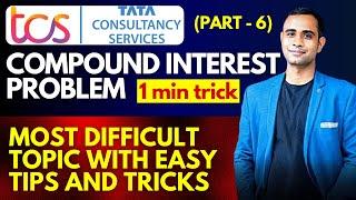 TCS NQT 2025 , compound interest PYQs | full strategy in single video|