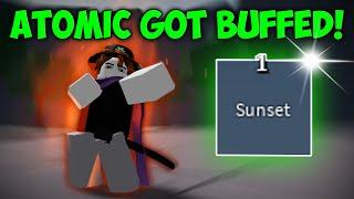 ATOMIC SAMURAI FINALLY GOT THE BUFF HE DESERVED!  | The Strongest Battlegrounds ROBLOX