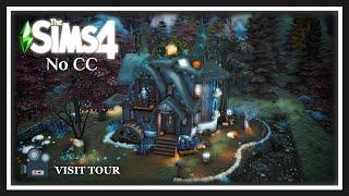 The Sims 4 || Mushroom Hill || Halloween vibes || No CC || Visit tour || Spellcaster House