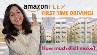 FIRST TIME driving for AMAZON FLEX  | How much I made in 8 hours!